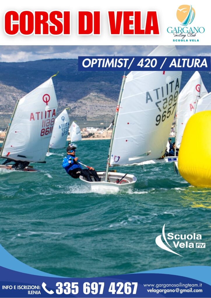 gargano sailing - corsi di vela estivi 2026