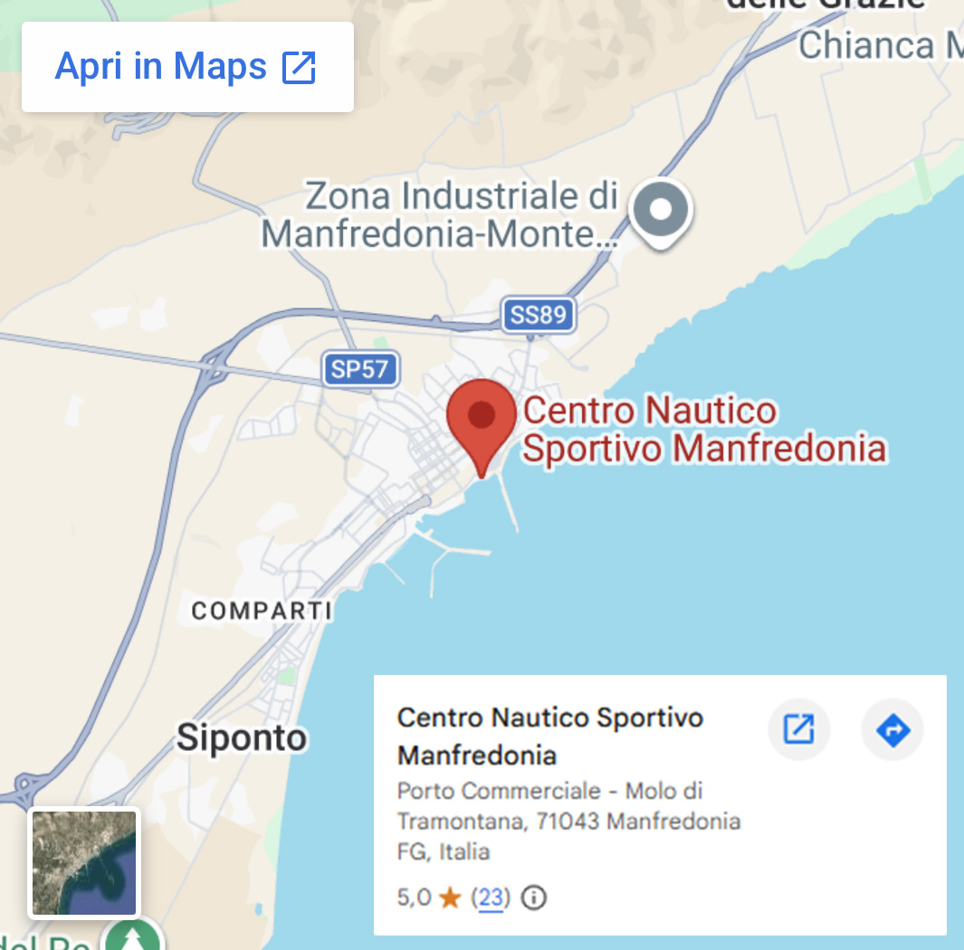 mappa gargano sailing - doppi - mobile